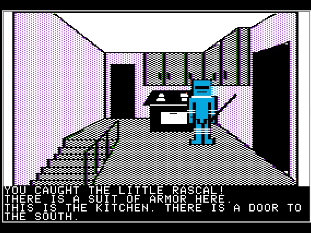 Gameplay of Cranston Manor for Apple II